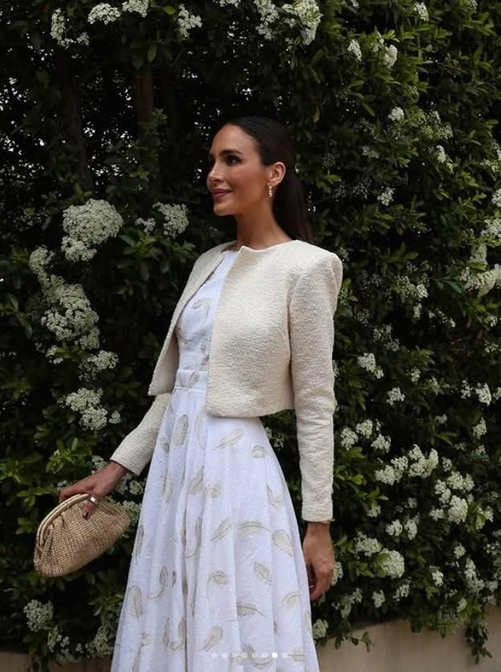 Rocío Osorno con un look de Domingo de Ramos.