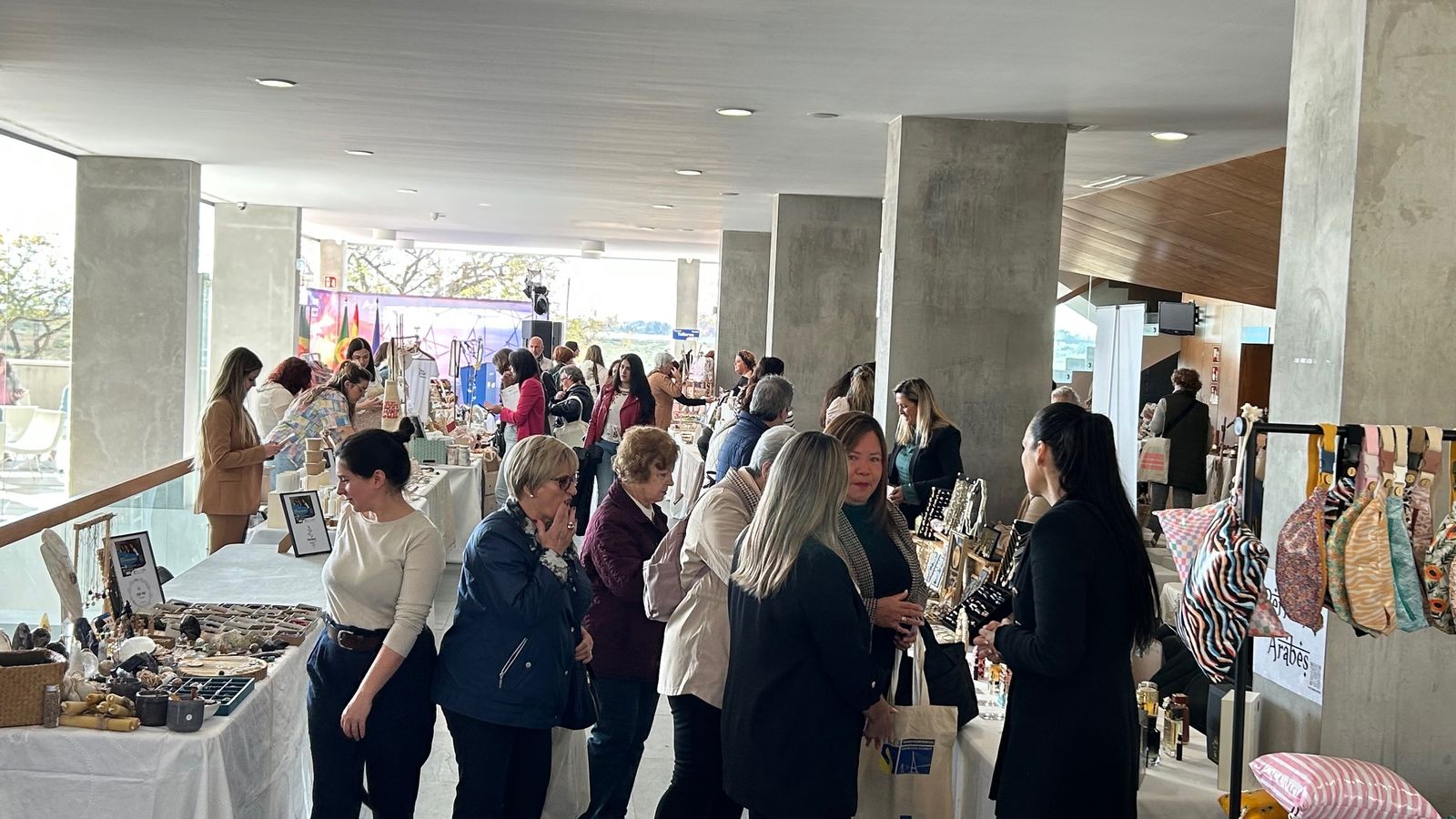 Imagen de archivo de la feria de empresarias en el Algarve.