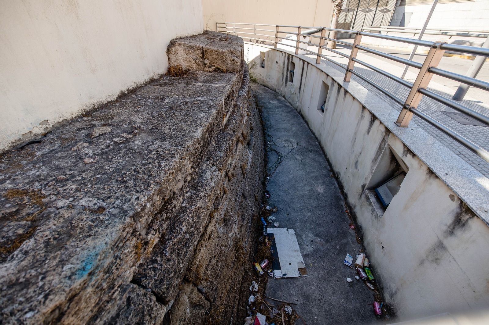 Batería junto al colegio Villoslada