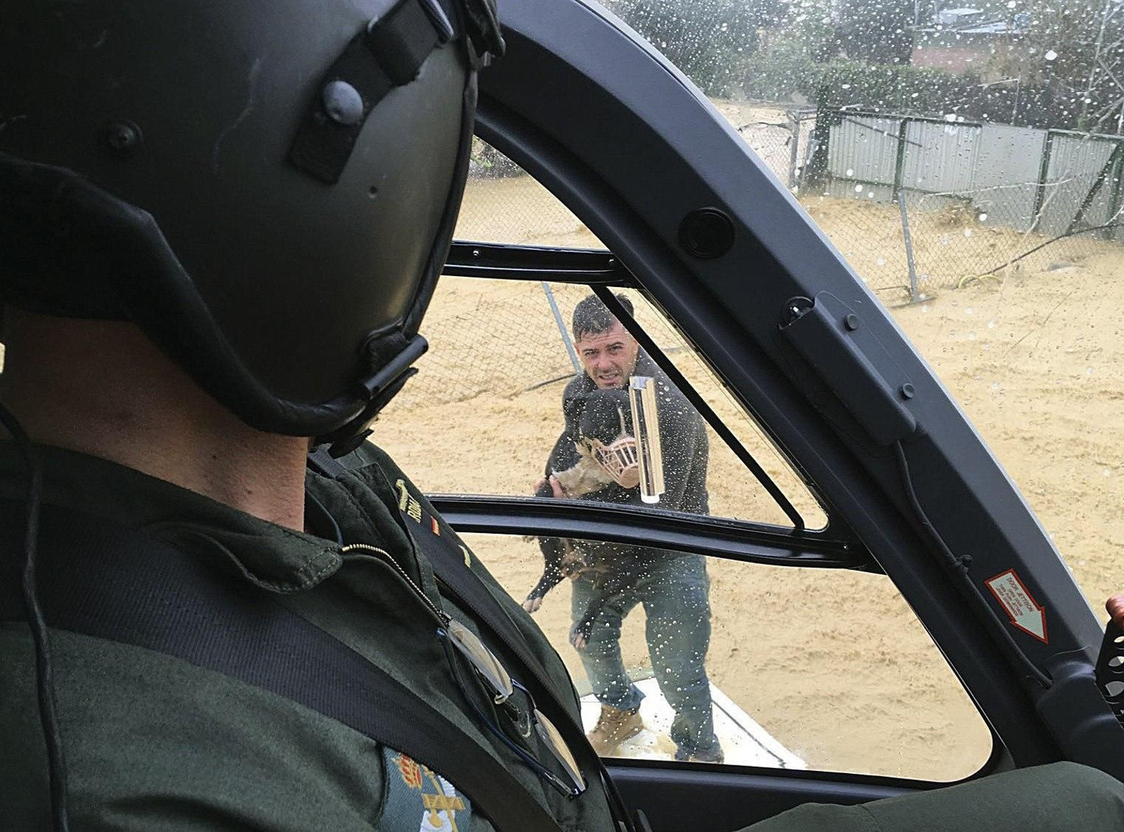 Imágenes de los rescates por las lluvias