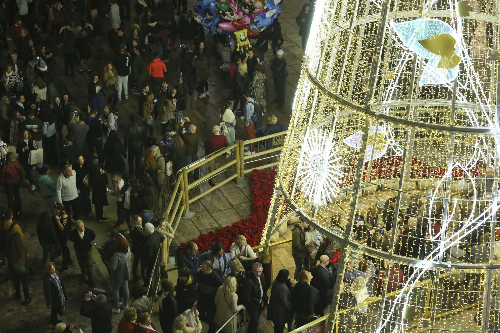 Las fotos de las luces de Navidad en Málaga Las fotos de las luces de Navidad en Málaga