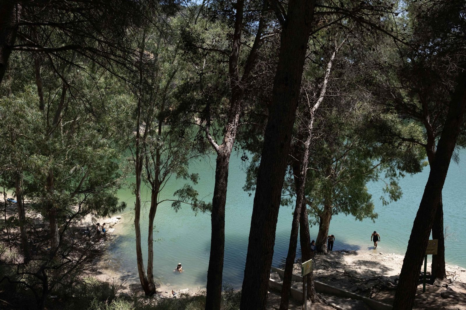 La 'playa' del interior, en imágenes