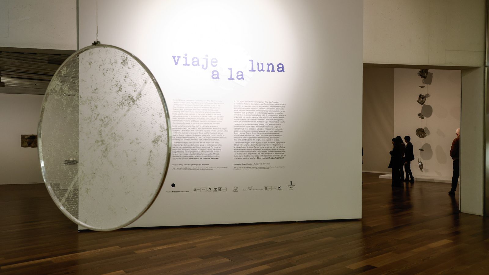 Detalle de 'Viaje a la Luna' en el Centro Lorca.