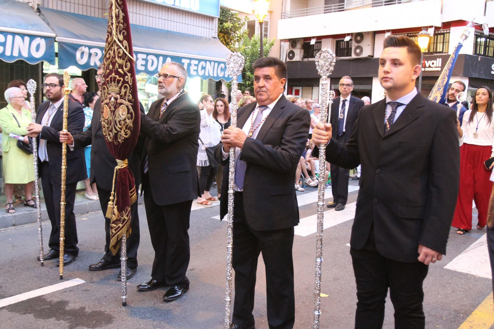 Procesión solemne de la Virgen de la Cinta.
