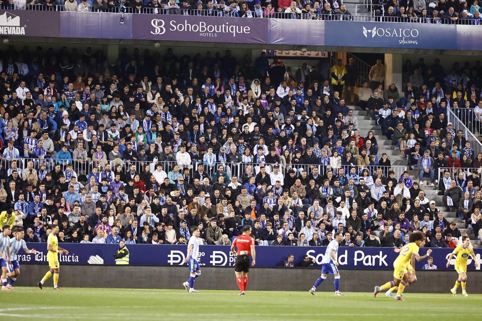 Búscate en las gradas en el Málaga CF-Valladolid en La Rosaleda