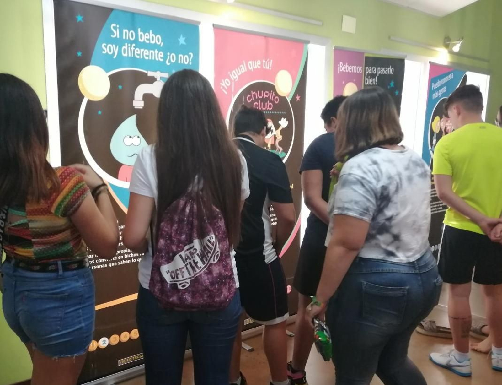 Menores se conciencian sobre los peligros del exceso de alcohol.