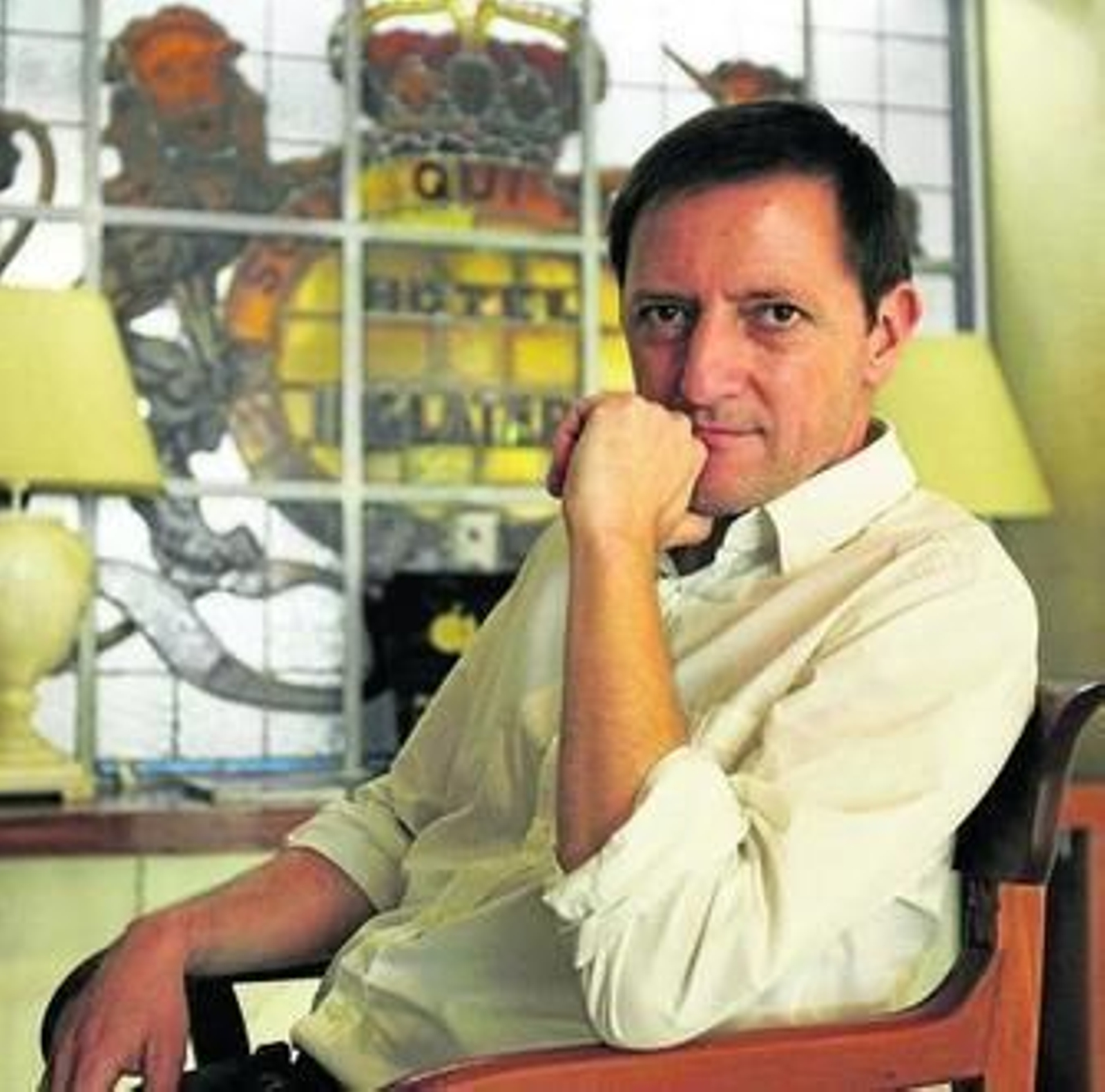 Ignacio Martínez de Pisón, tras participar esta semana en los clubes de lectura de la Fundación Lara.