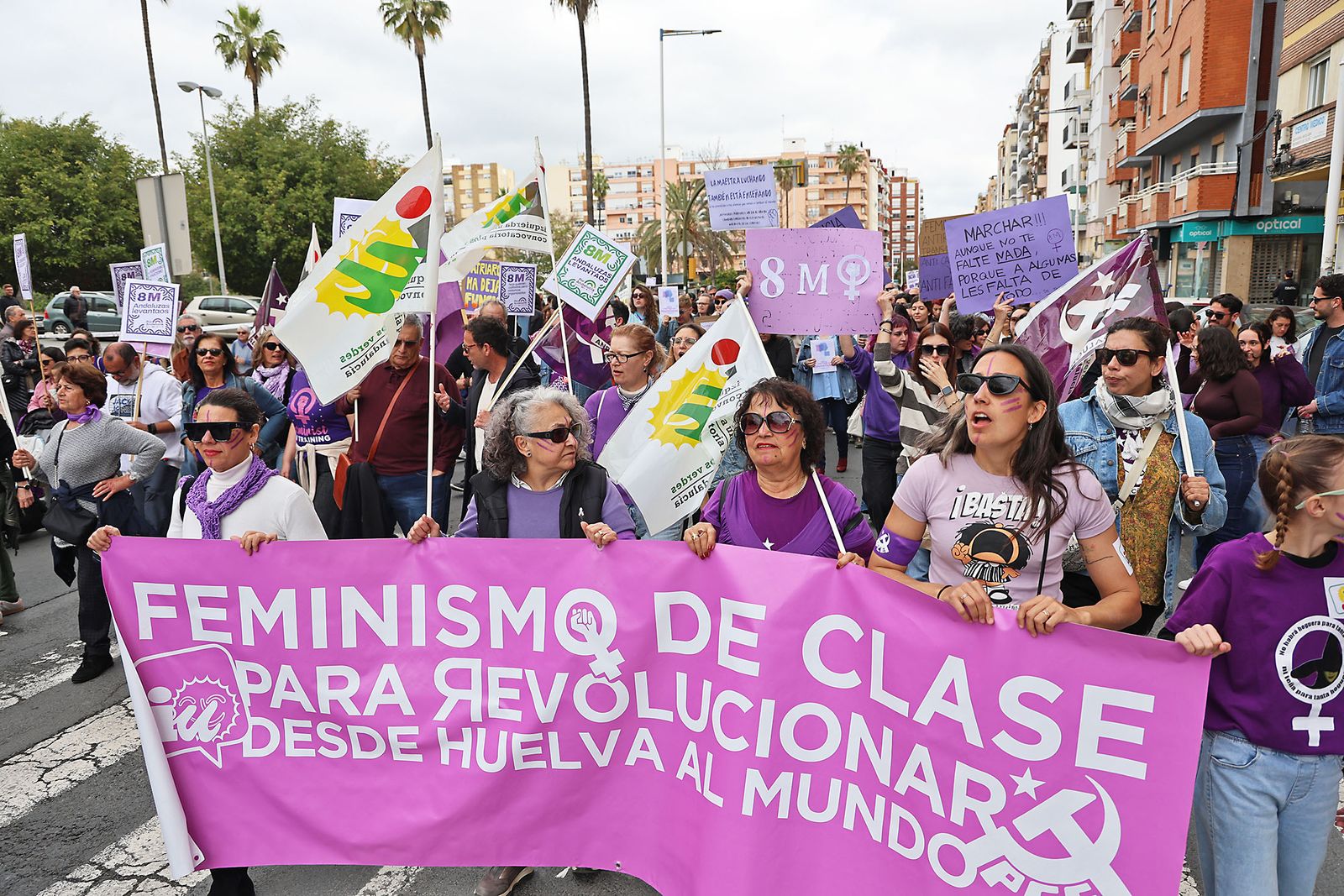 8M: Las fotografías de la manifestación del Día de la Mujer