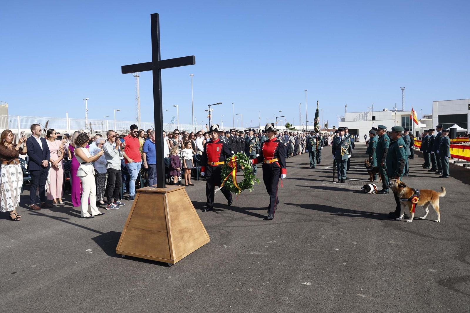 Las fotografías de la inauguración del nuevo muelle de la Guardia Civil en Algeciras