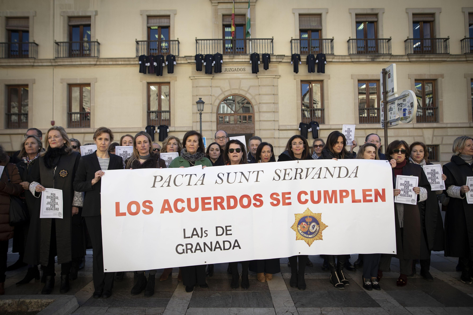 Imagen de una manifestación anterior del sector en Granada.