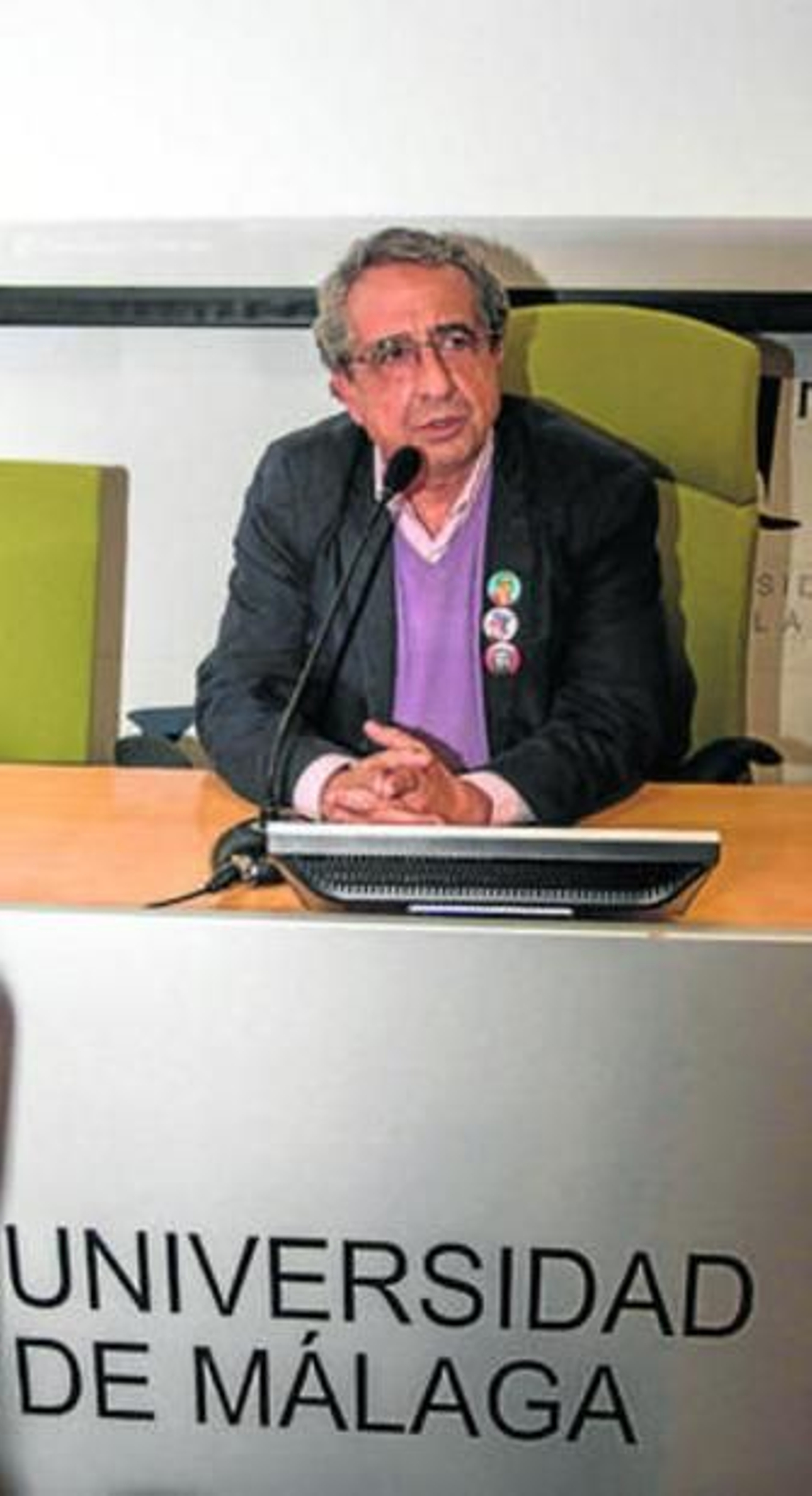 El rector de la Universidad de Málaga, José Ángel Narváez.