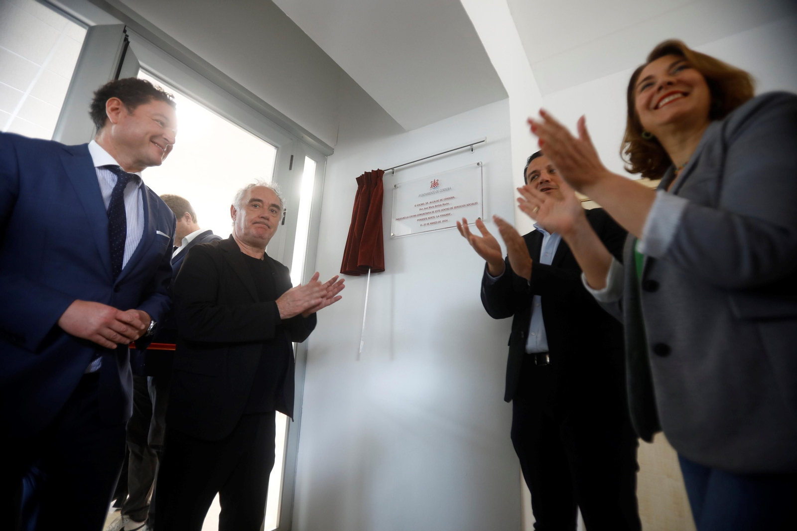 Las mejoras imágenes del chef Ferrán Adrián en la inauguración del proyecto La Foggara de Córdoba.