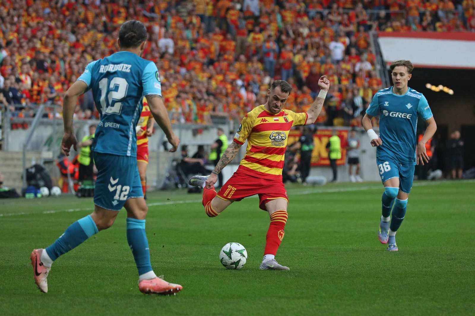 Las fotos del Jagiellonia - Betis