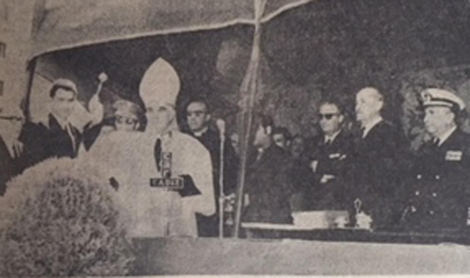 1968 hace 50 añosBendición e inauguración de la barriada de la Paz
