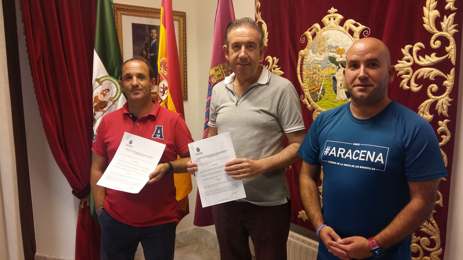Convenio UD Aracena y Ayuntamiento de Aracena