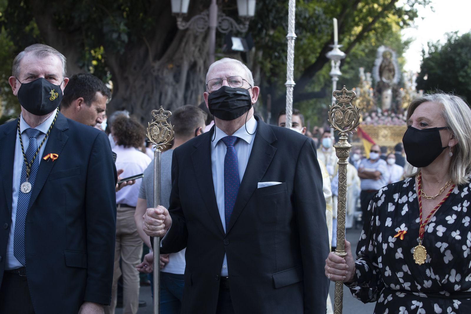 La procesión de la Virgen del Pilar, en imágenes