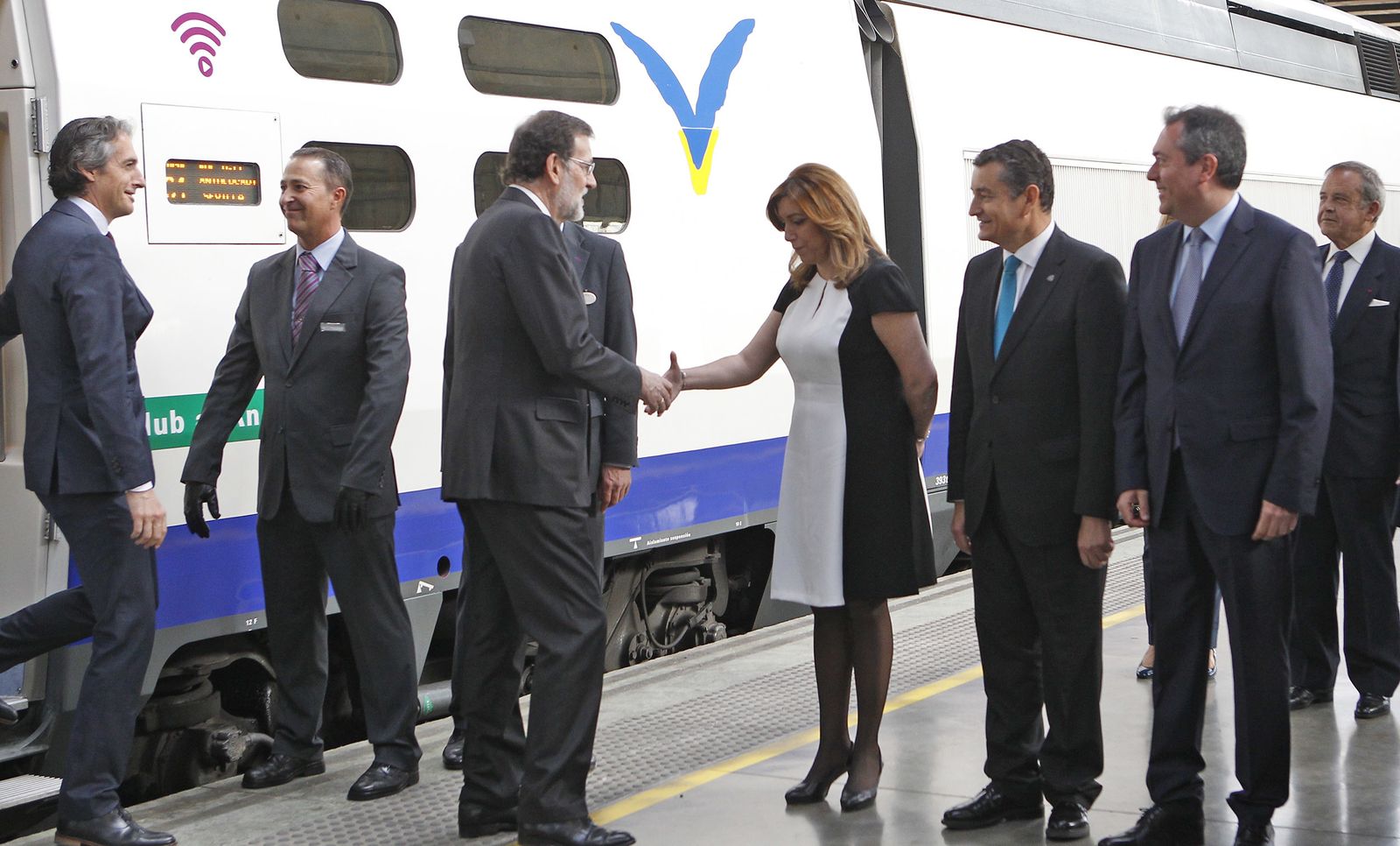 Las imágenes de la conmemoración de los 25 años del AVE