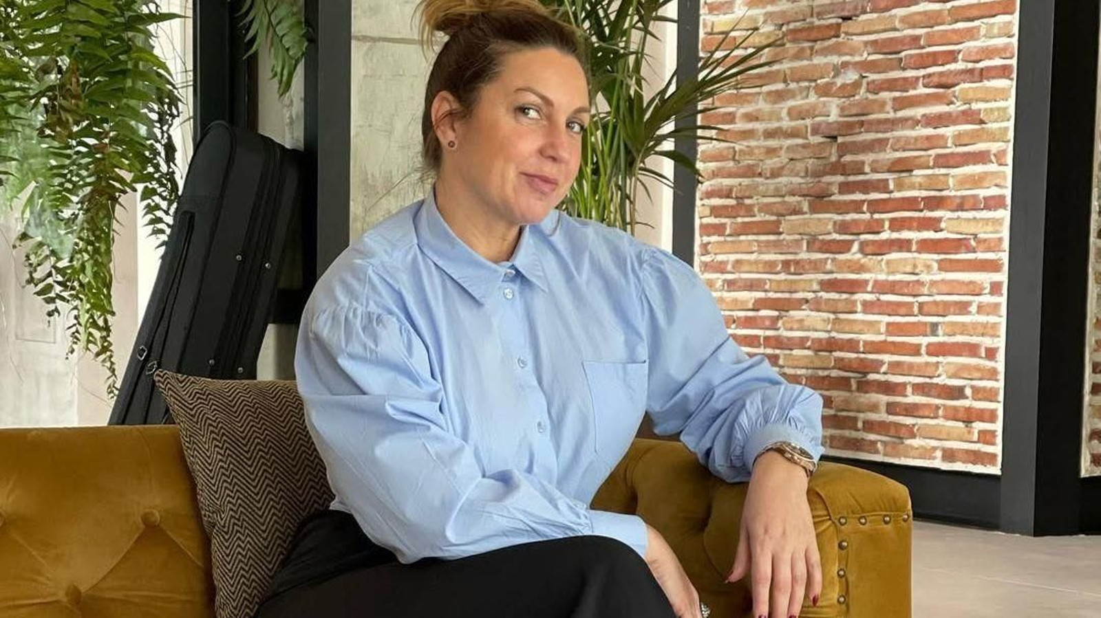 Niña Pastori en su salón