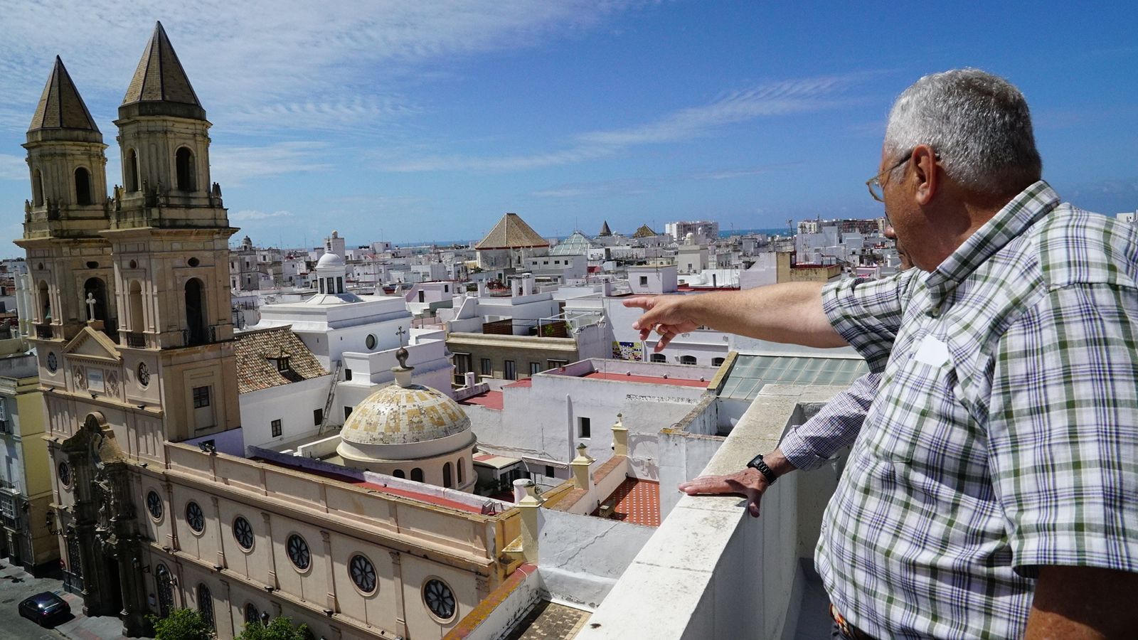 Vistas desde la azotea de la Casa Pemán.
