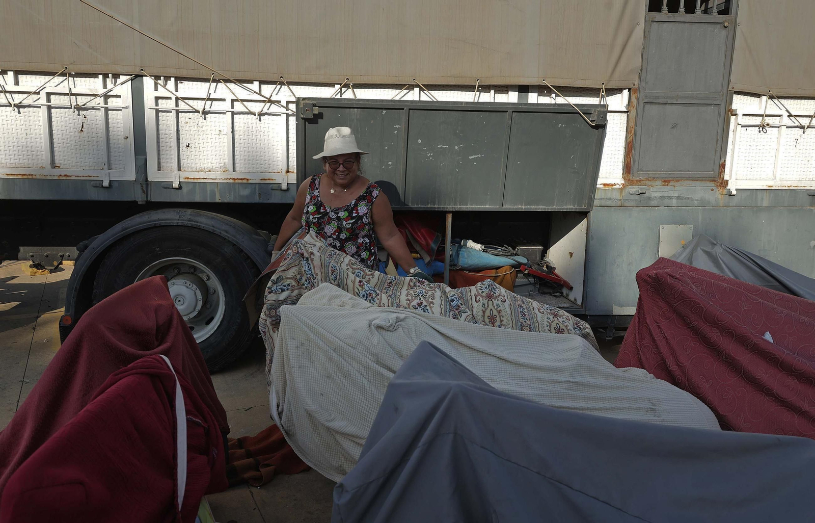 Fotos del desmontaje de la Feria Real de Algeciras