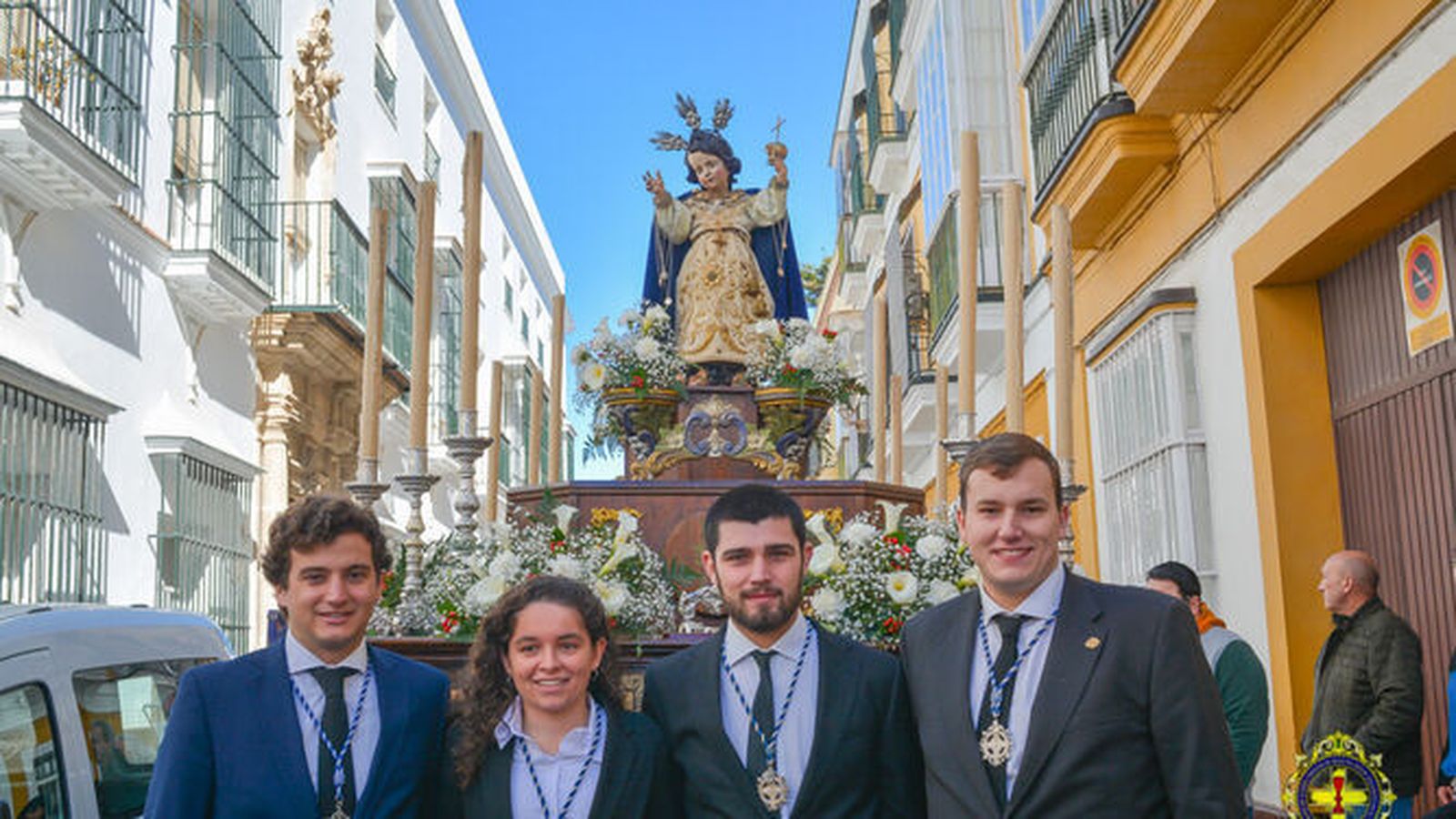 Una imagen de la salida procesional del pasado año.