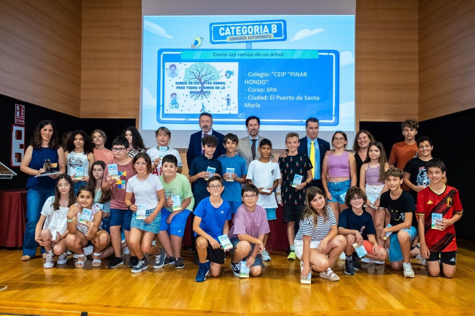 Una imagen del acto de entrega del premio del Grupo Social de la ONCE.