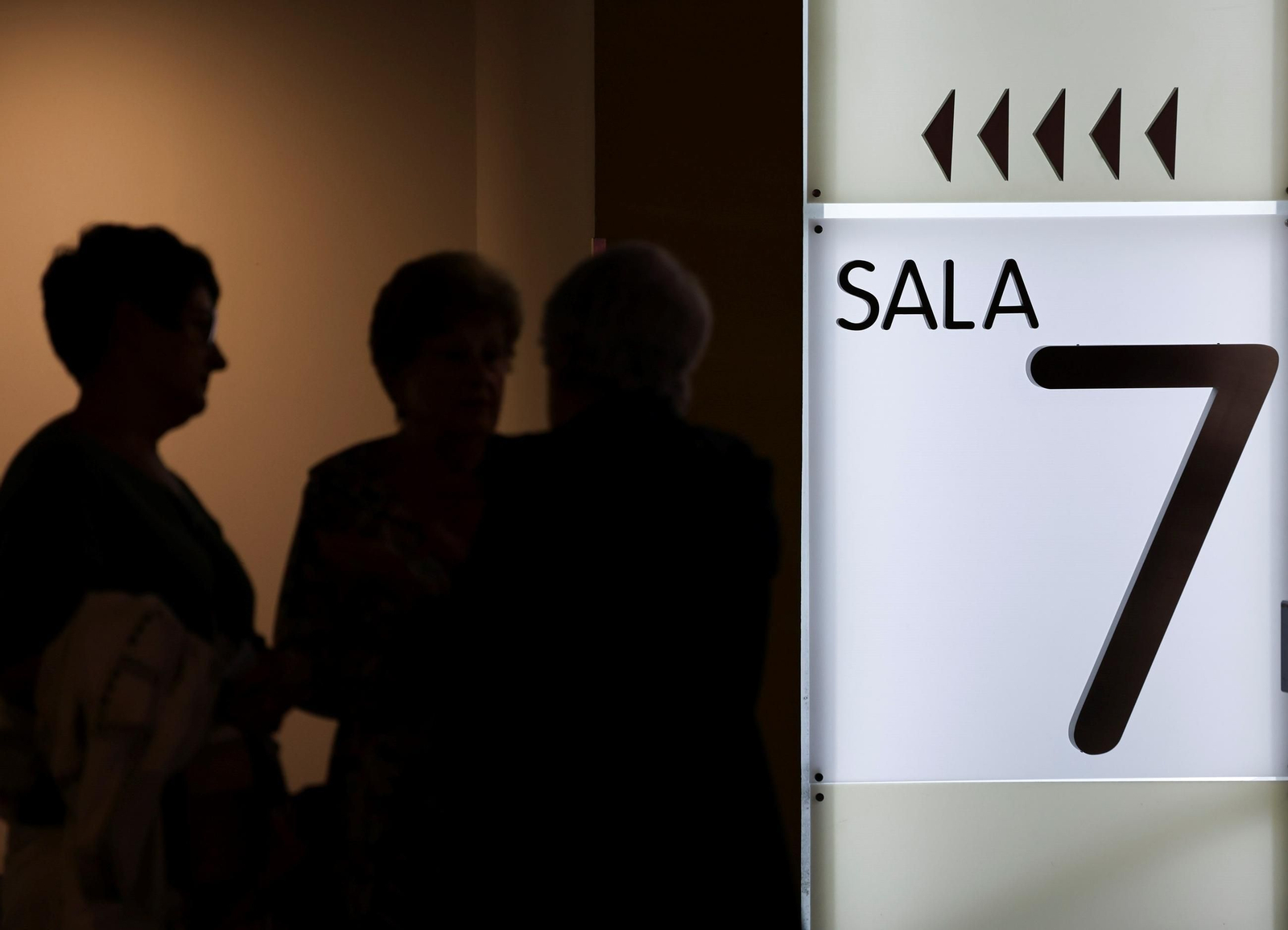 Entrada a una sala de cine de Málaga. Entrada a una sala de cine de Málaga.