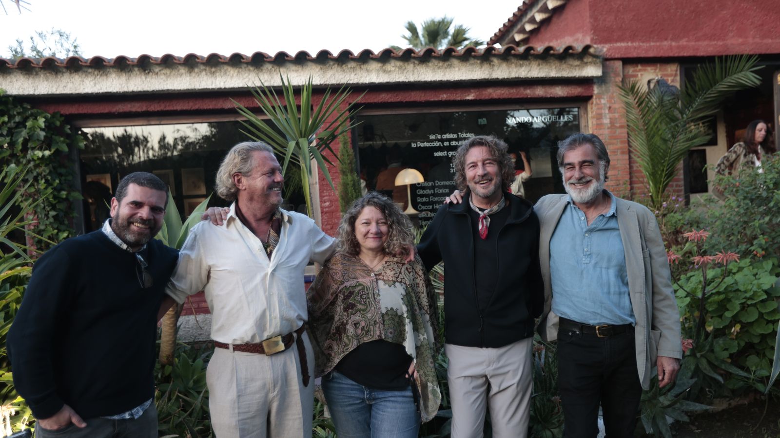 Las fotos de la exposición colectiva de pintura en la finca "El Coleta"