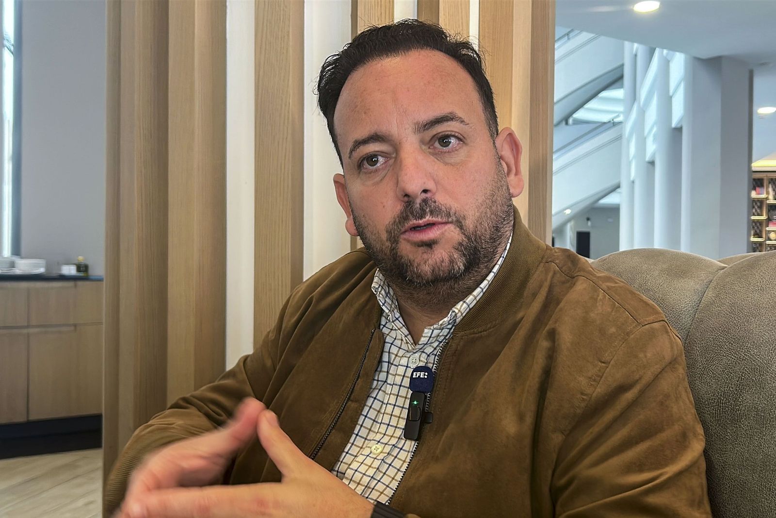 El alcalde de La Algaba, Diego Manuel Aguera.