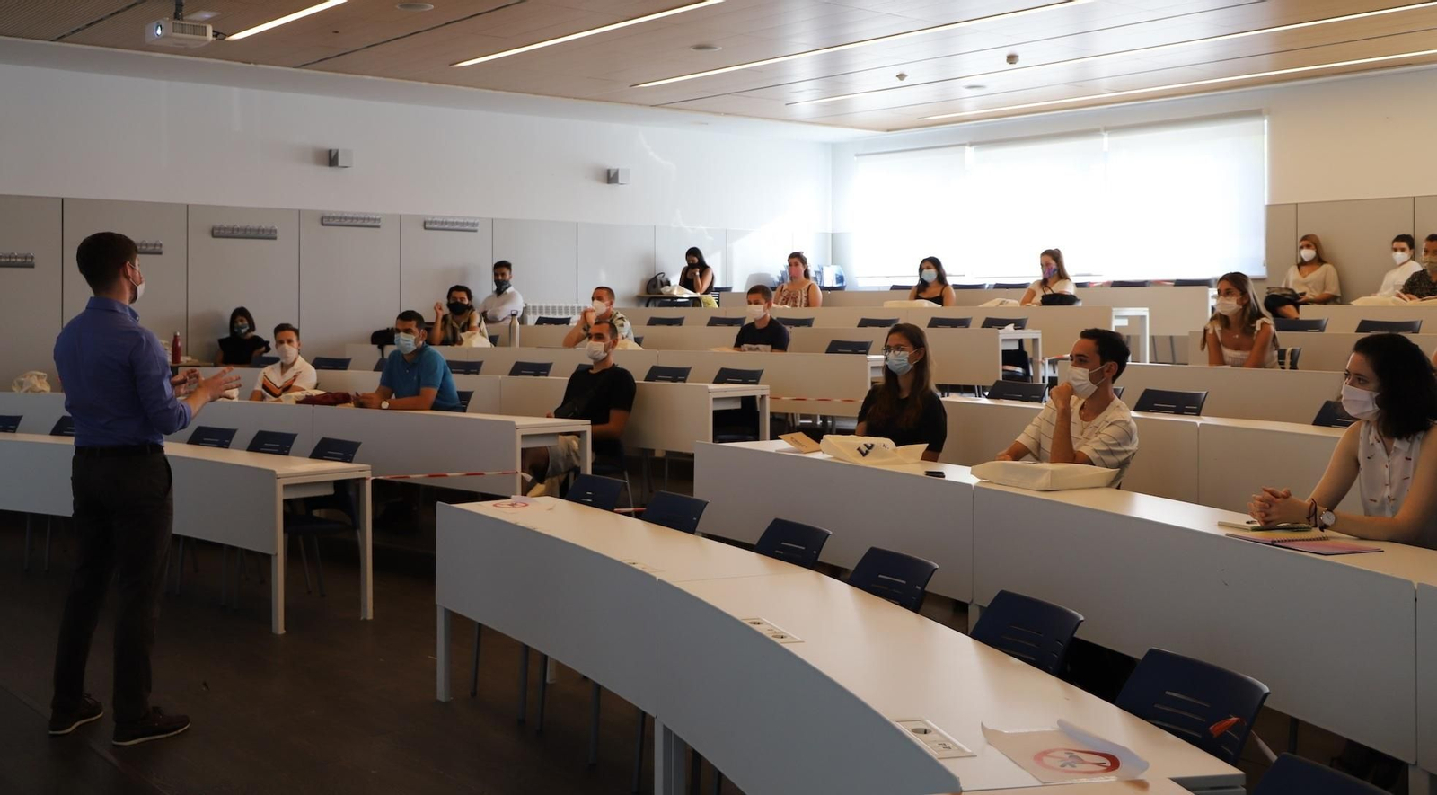 Alumnos internacionales de la Universidad Loyola.