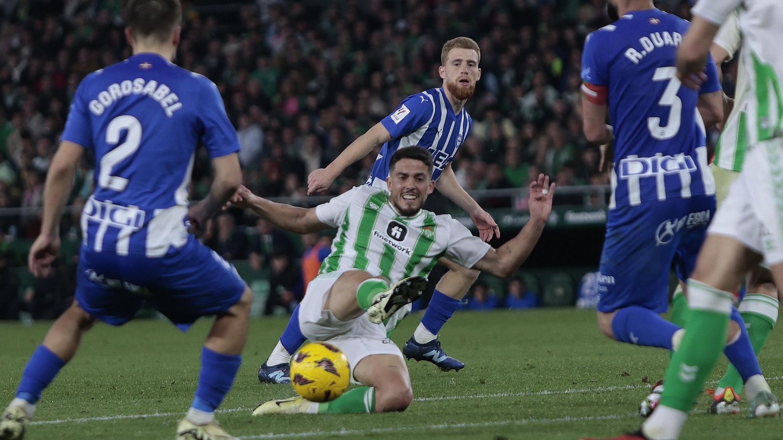 Las imágenes del Betis - Alavés