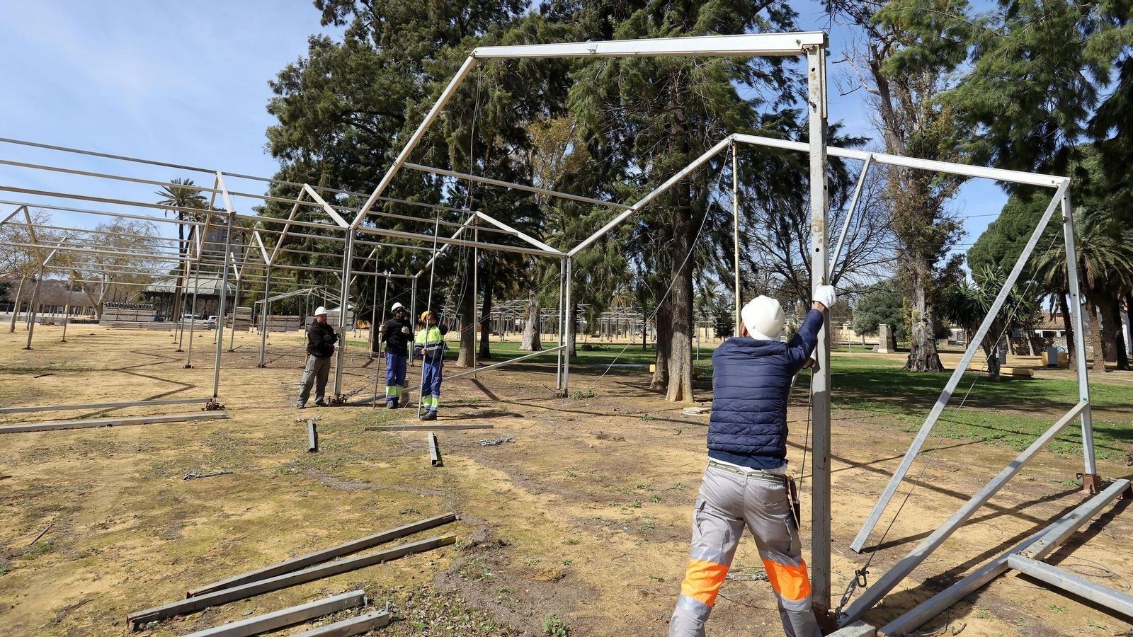 Montaje de la Feria el pasado año.