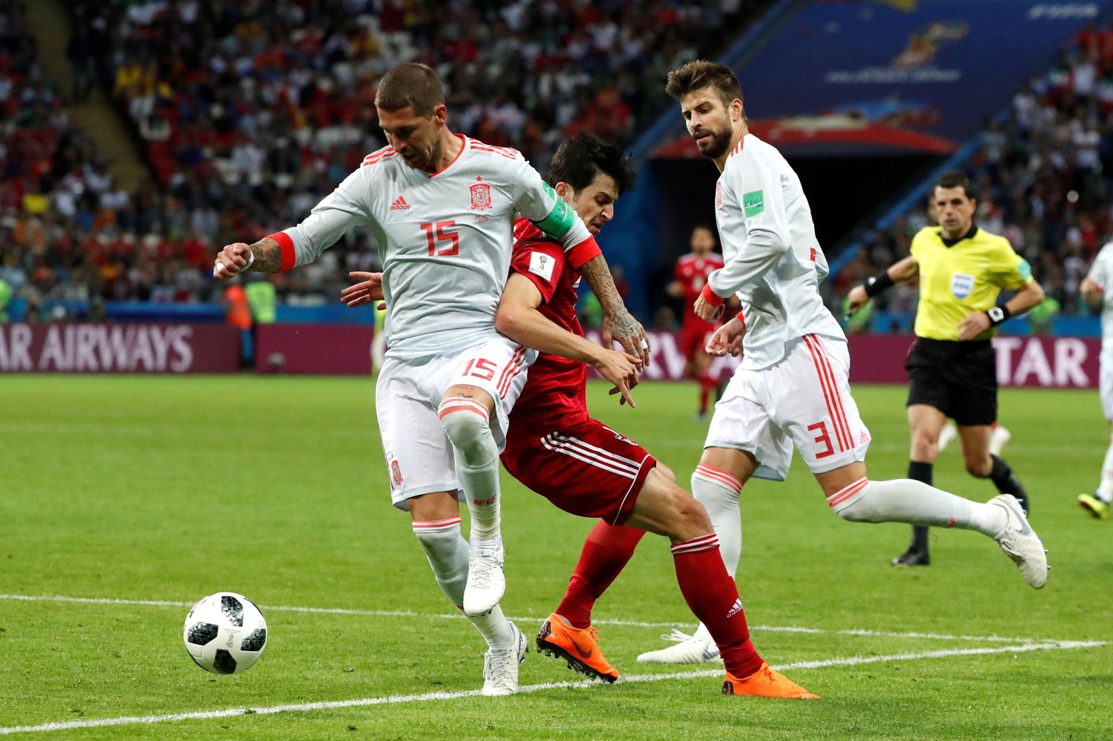 Las imágenes del Irán-España