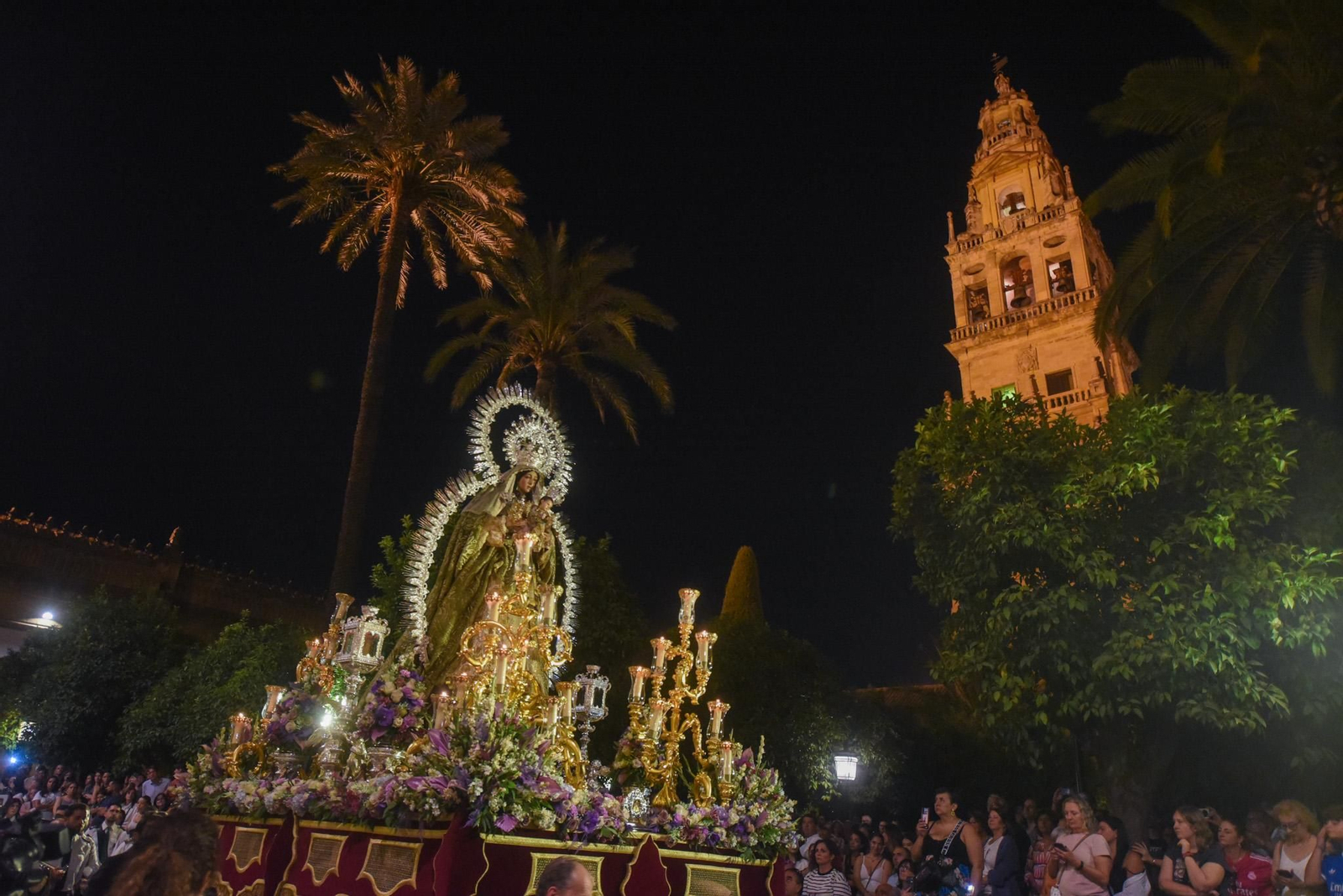 La procesión de la Virgen de los Ángeles de Córdoba, en imágenes