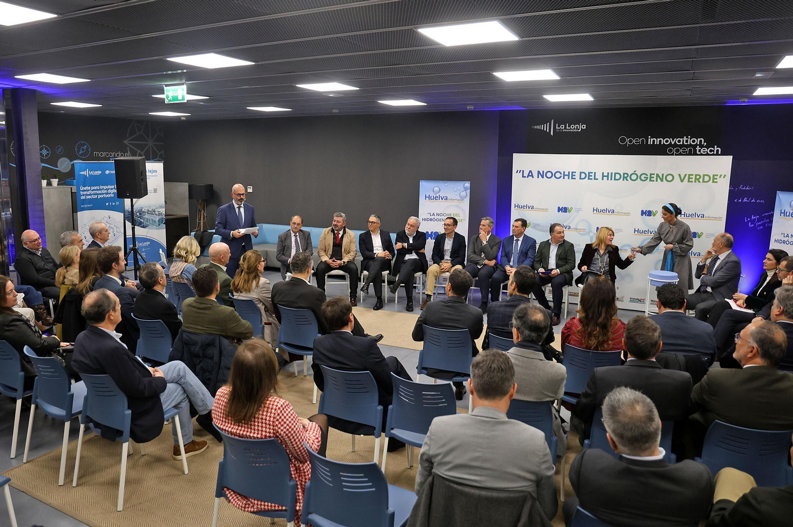 Imágenes de "La Noche del Hidrógreno Verde" organizada por Huelva Información y por el Congreso Nacional de Hidrógeno Verde