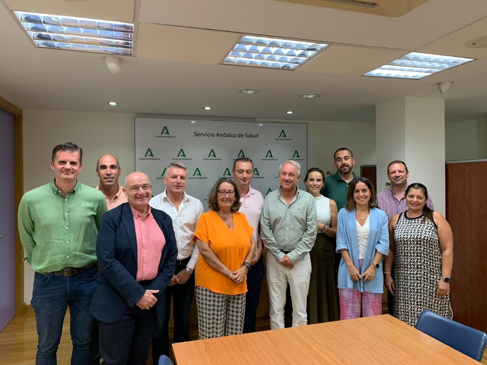 El SAS se reúne con los alcaldes de la zona básica de salud de Estepa.
