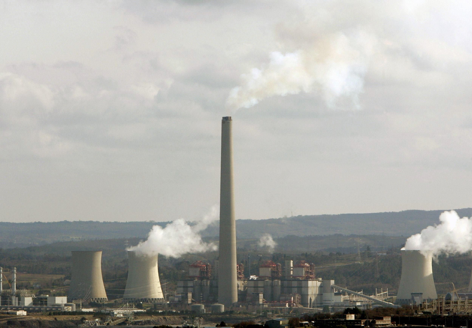 Central térmica de Endesa en el municipio gallego de As Pontes.