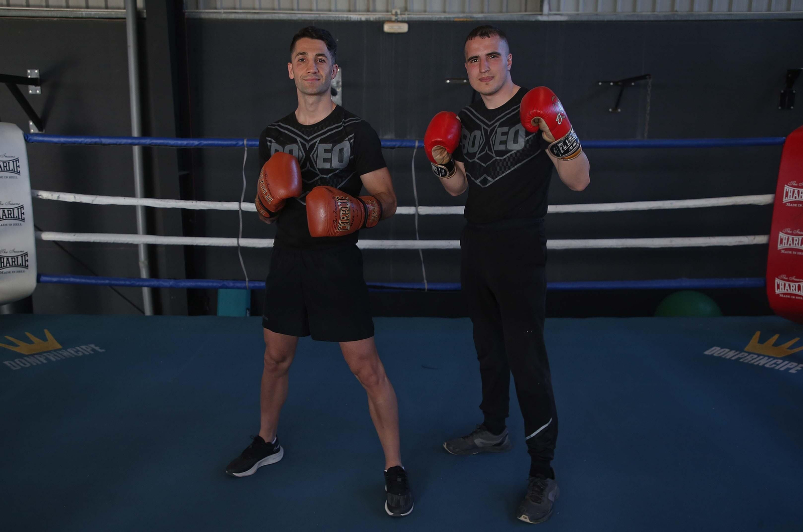 Fotos del entrenamiento previo al debut profesional de los boxeadores Christian Tocón Pérez Abdellah y Tyronne Buttigieg del Club Don Principe de La Línea Fotos del entrenamiento previo al debut profesional de los boxeadores Christian Tocón Pérez Abdellah y Tyronne Buttigieg del Club Don Principe de La Línea