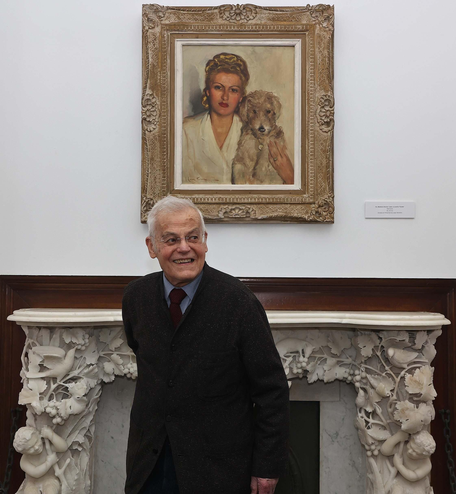 La donación del retrato realizado por Cruz Herrera, en imágenes