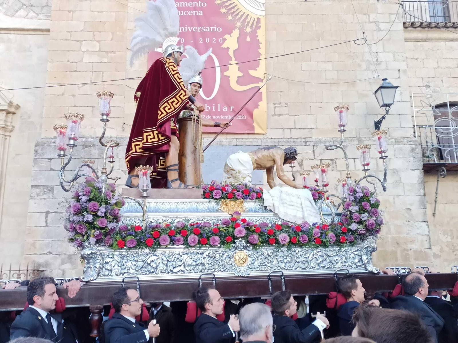 El traslado de las tallas de Pedro Muñoz de Toro en Lucena, en fotografías