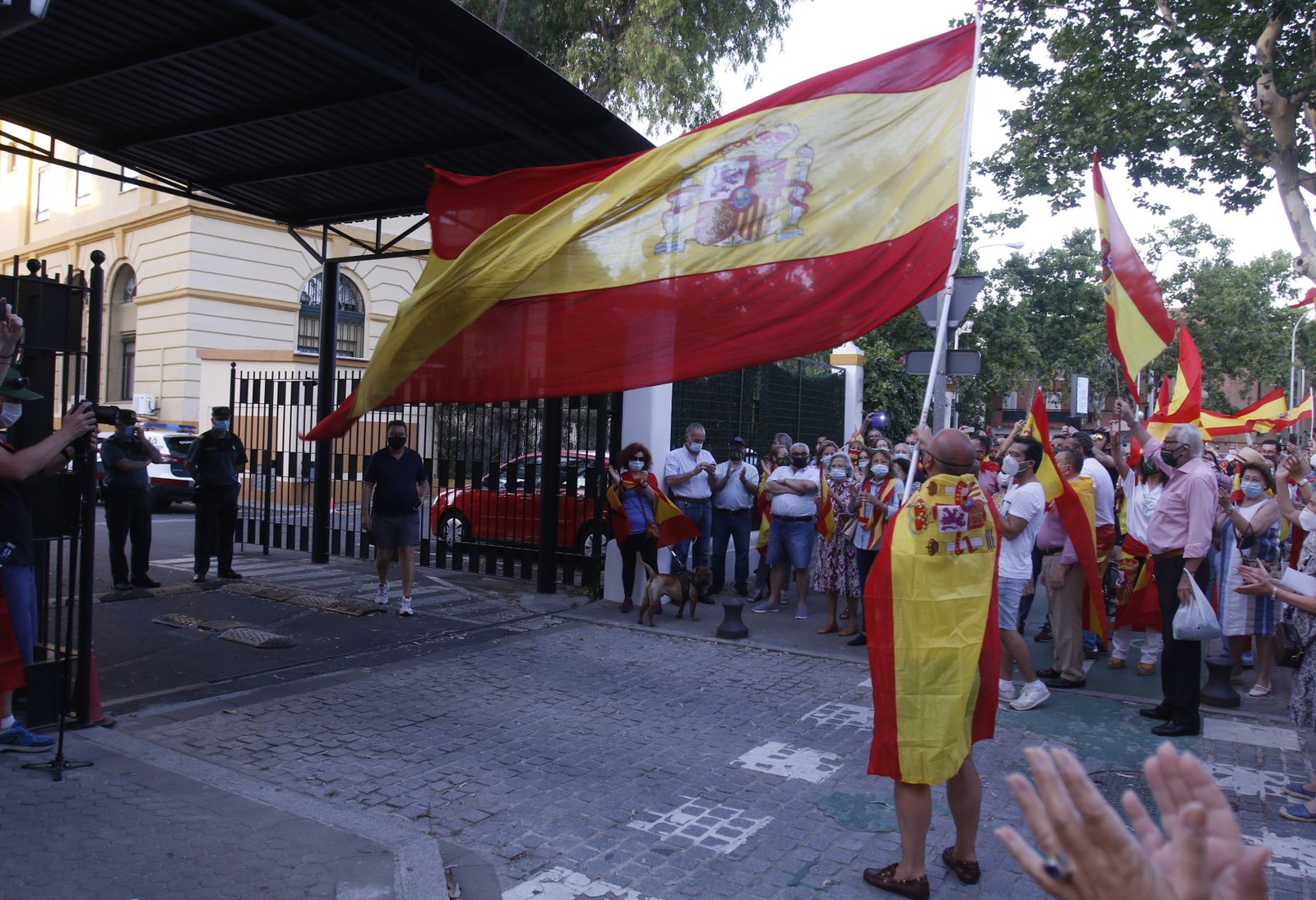 CONCENTRACION EN ERITAÑA EN FAVOR DE LA GUARDIA CIVIL