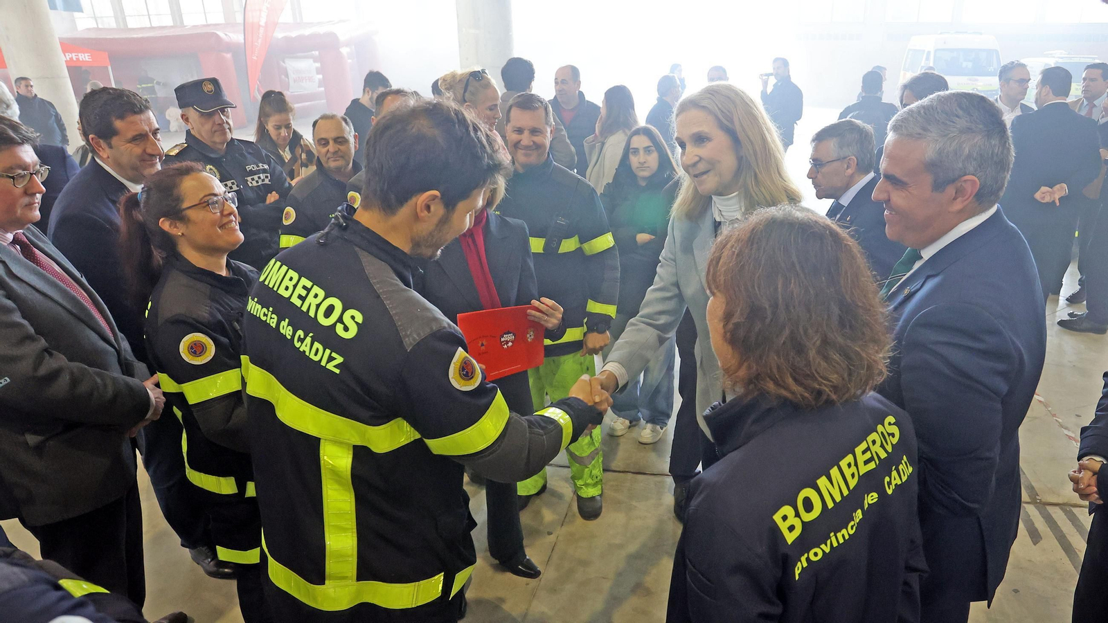 La Infanta Elena y la Alcaldesa de Jerez en la Inauguración de la XX Semana de la Prevención de Incendios Mapfre 2025 en Jerez