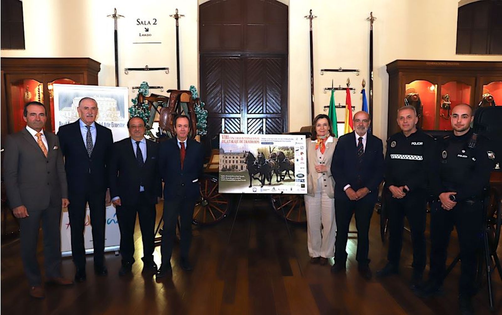 Presentación del VIII Concurso Internacional de Atalaje de Tradición (CIAT) 'Ciudad de Jerez' que se celebrará el 21 de marzo.