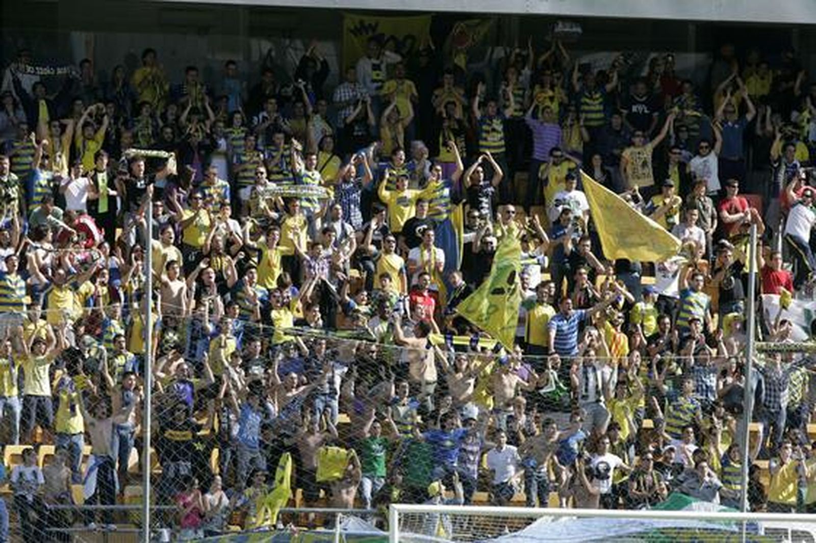 Buen ambiente en las gradas del Carranza.

Foto: Jesus Marin