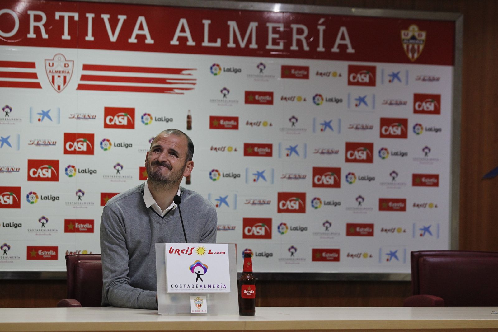 Soriano, en la rueda de prensa tras el partido.