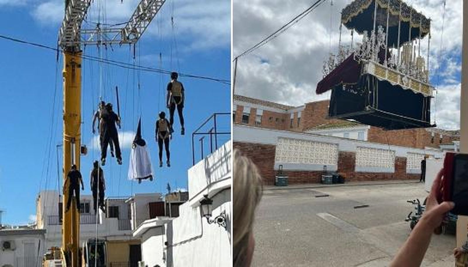 Las extrañas imágenes que nos deja este rodaje