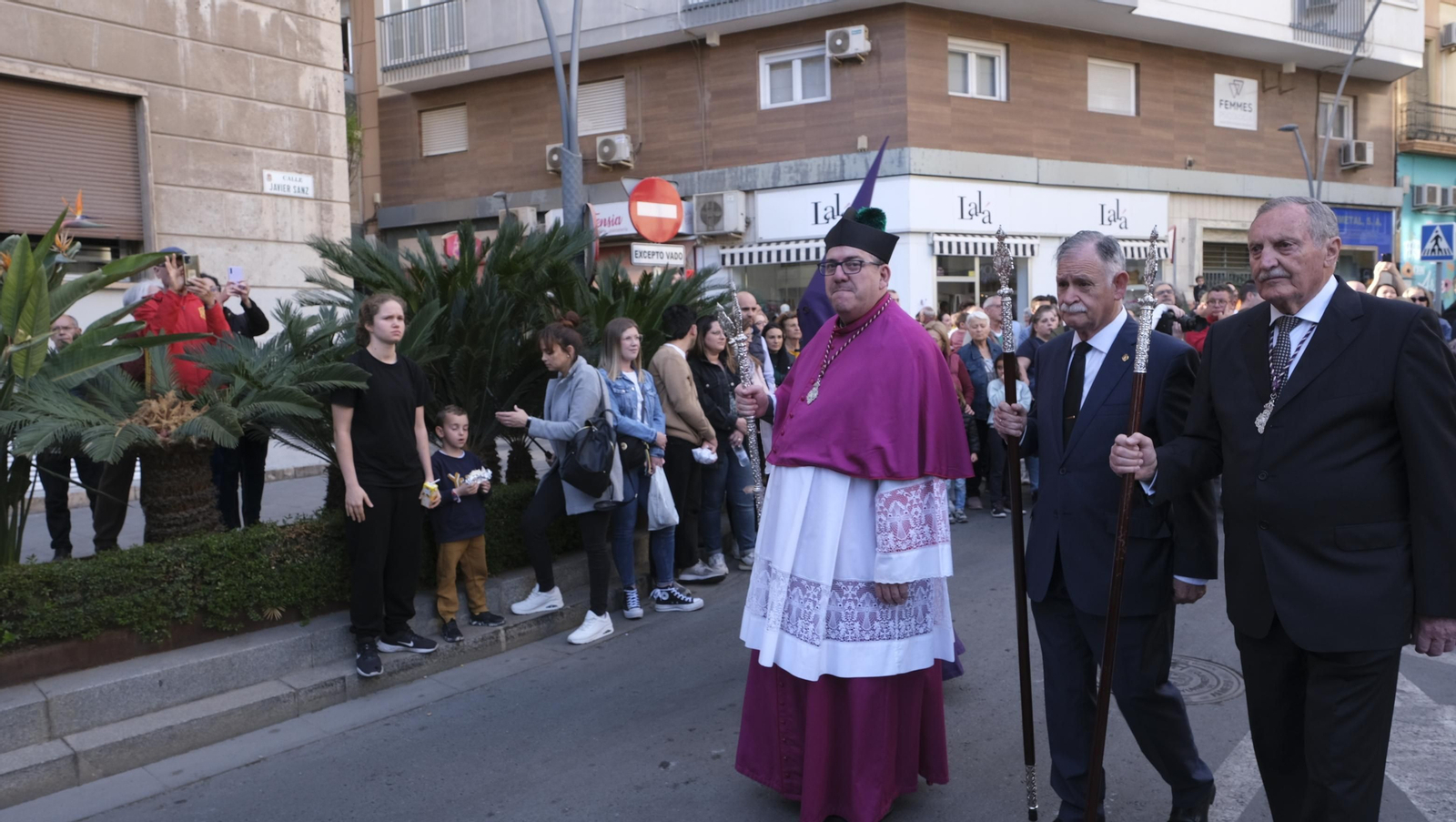 La procesión de Pasión en Almería, en imágenes