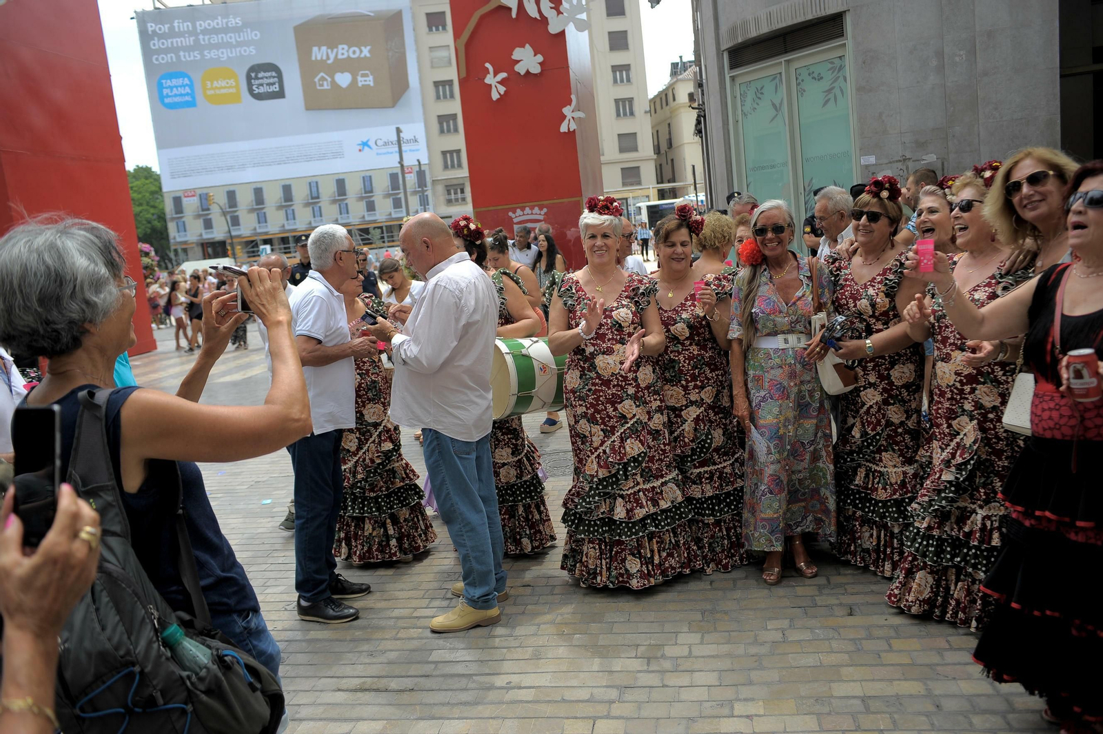 La Feria del Centro en Málaga, este miércoles en fotos