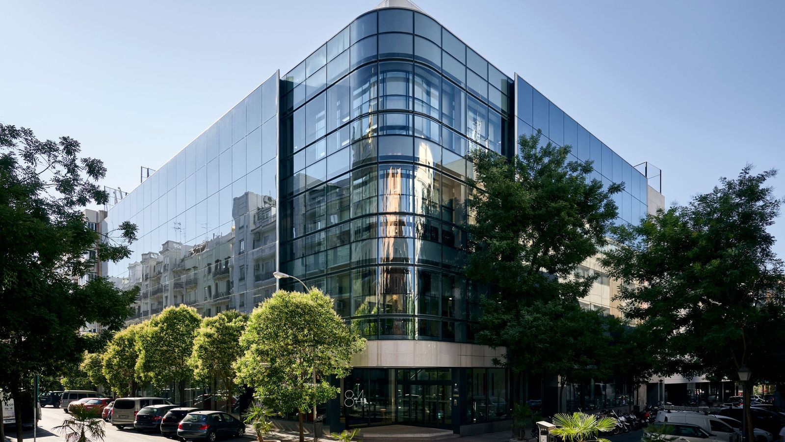 Vista de la nueva sede del neobanco N26 en Madrid