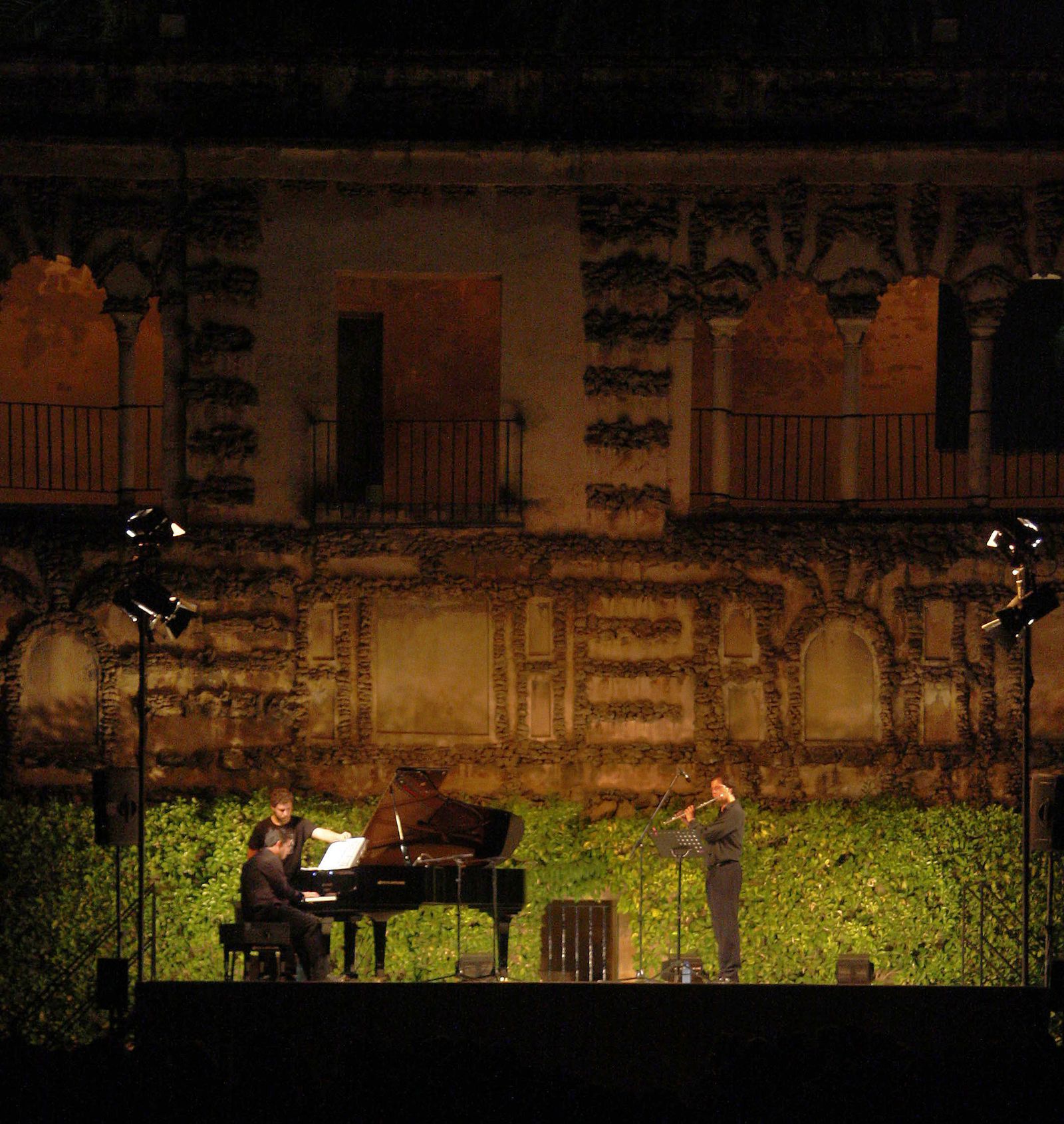 Uno de los conciertos en los jardines del Alcázar